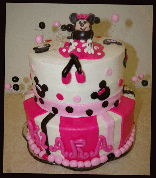 Wallpapers Picture: Minnie Mouse Birthday Cake Designs