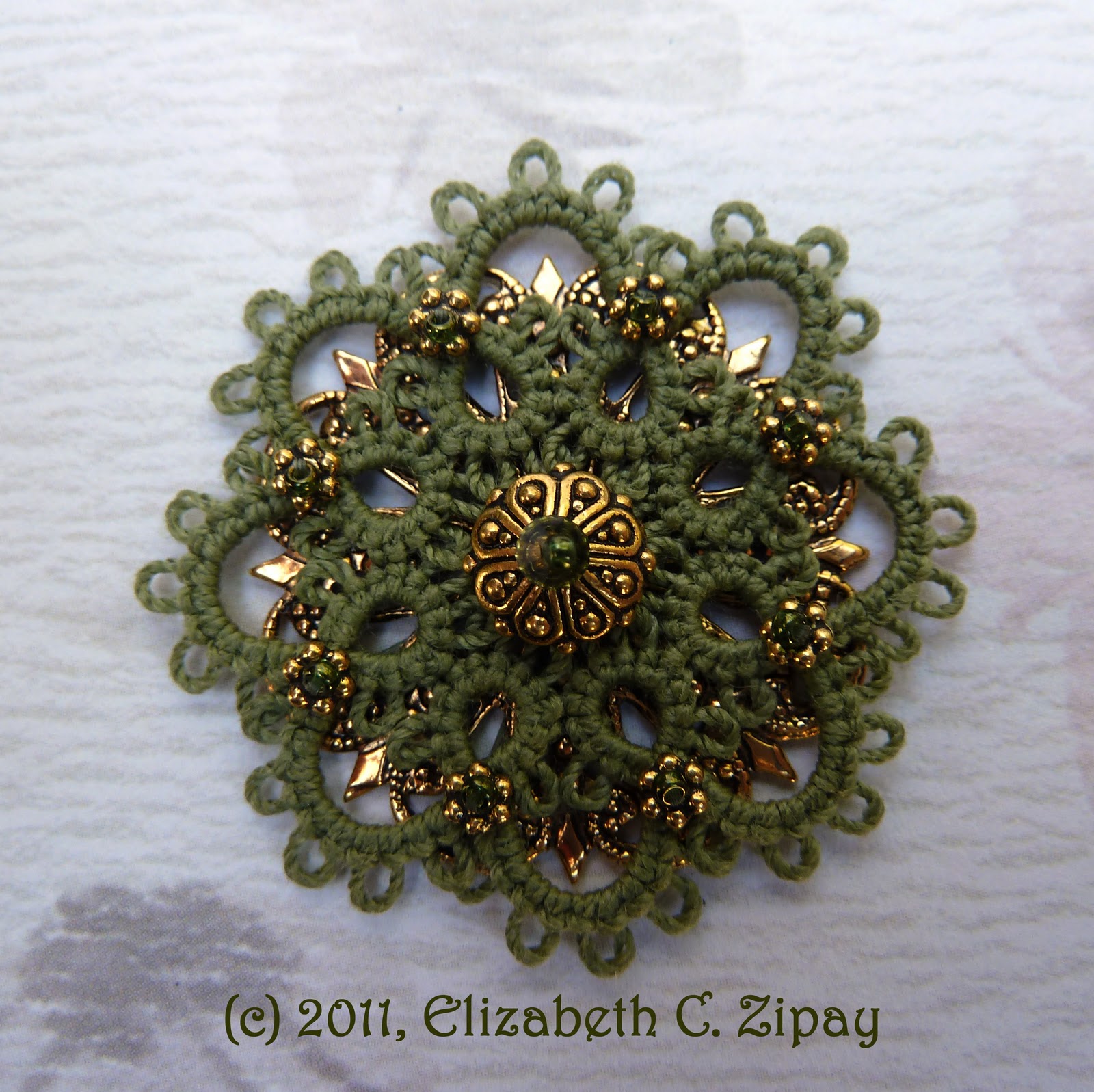 Elizabeth's Lace Bead Embroidery