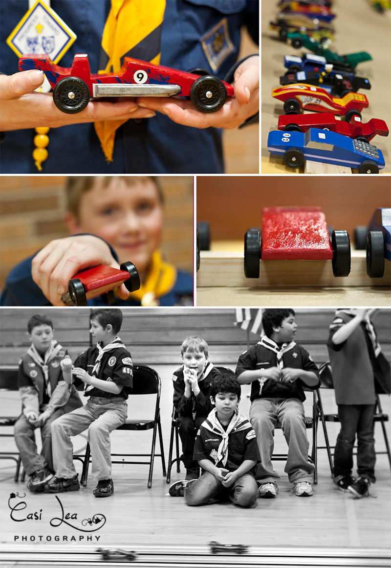 pinewood derby { boy scout adventures with Cole } Casi Lea Photography