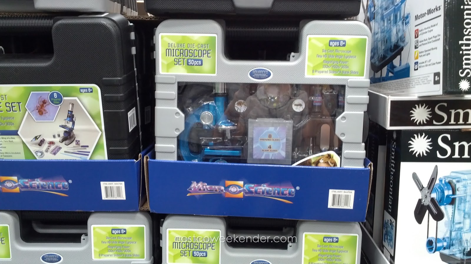 Micro Science Deluxe DieCast Microscope Set Costco Weekender