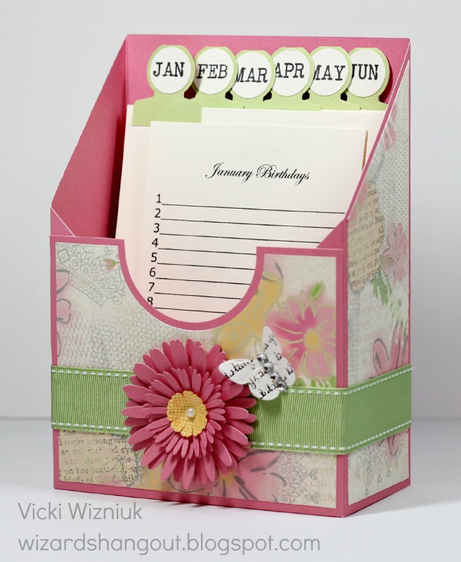 Wizard's Hangout Lucy Birthday Card Keeper