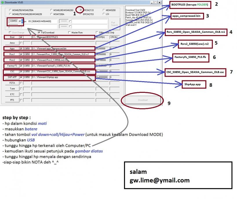 wechat for samsung corby s3850