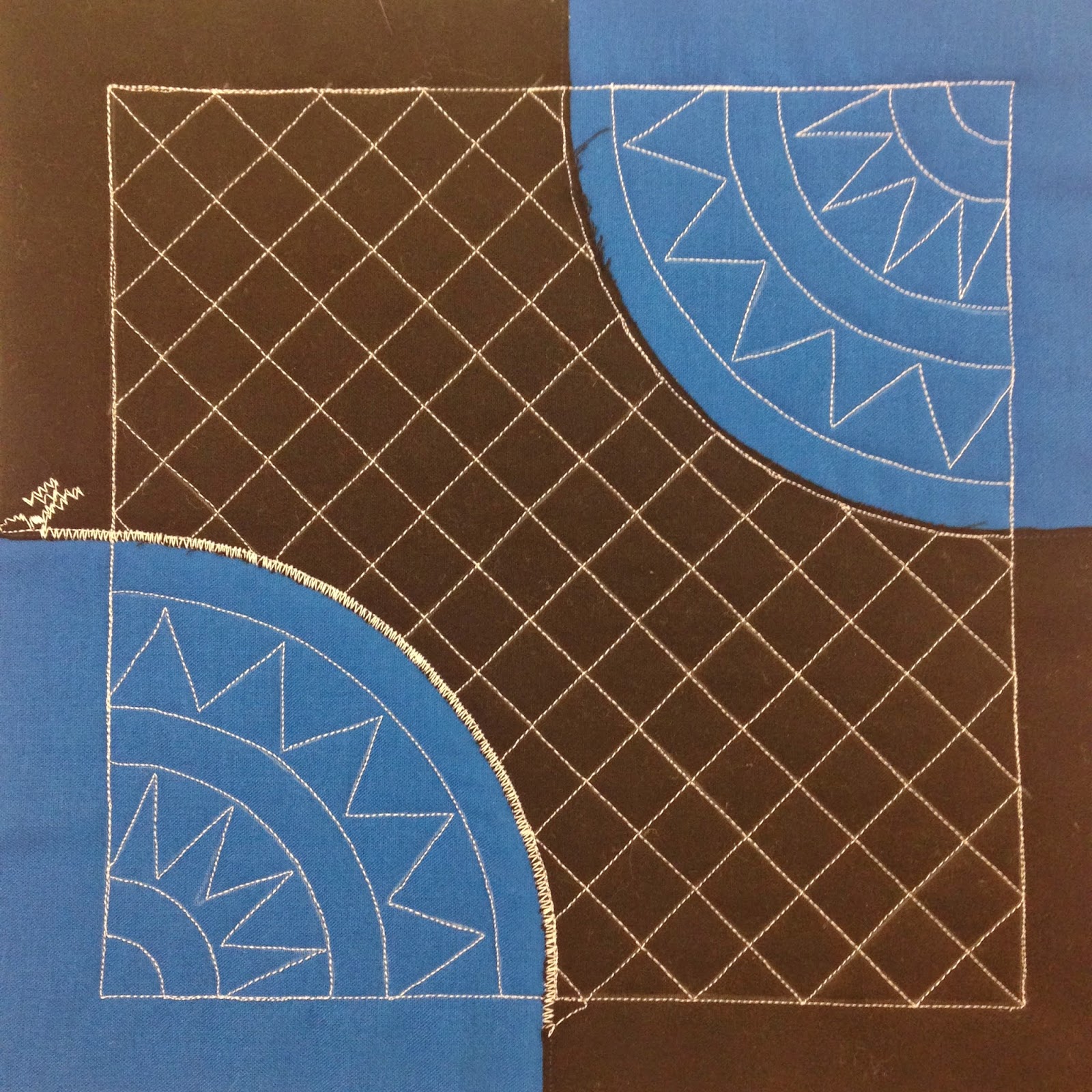 lines and grids in a cheater drunkards path block