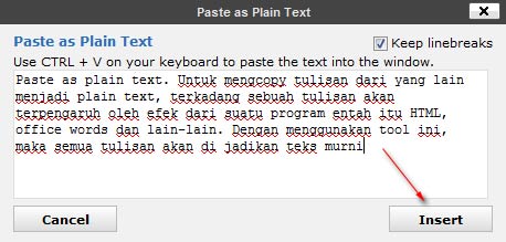 plain text