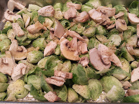 Deidra Penrose, brussel sprouts, mushrooms, clean eating, healthy side dish recipe, healthy vegetables, weight loss, team beach body, 21 day fix recipe, t25 recipe, summer dish recipe, diet, beach body challenge