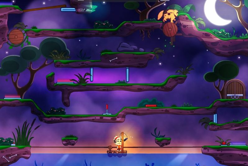 面白いフリーゲームで遊ぼ みずきブログ 少年と愛犬が奇妙な世界に入り込み出口を目指すアクションパズルゲーム Pheus And Mor