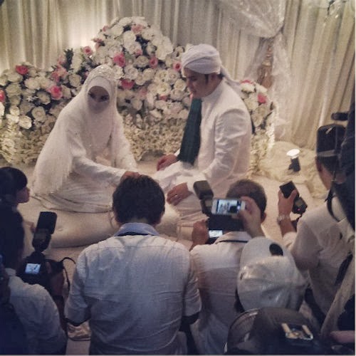 Adam AF dan Fizah Sah Bergelar Suami Isteri