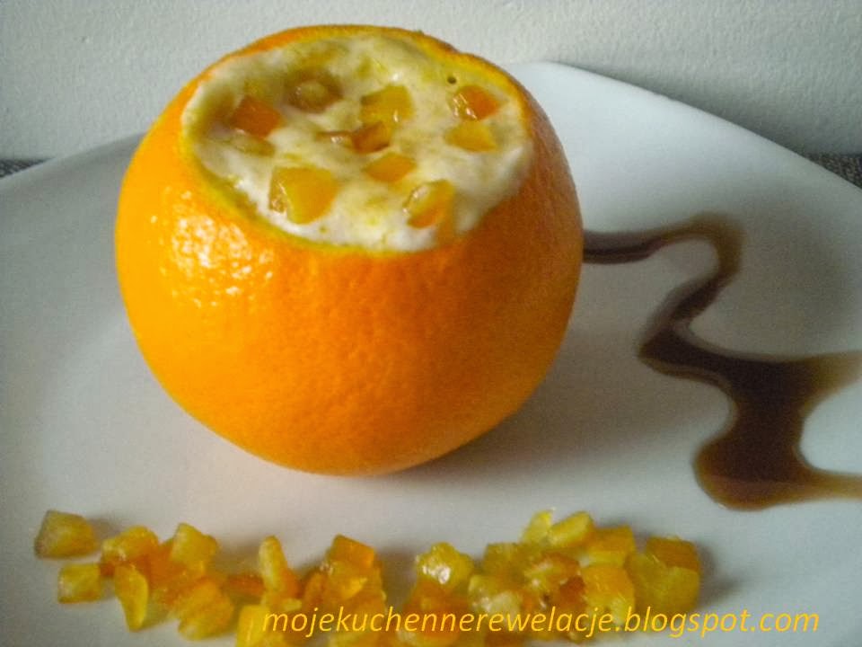 deser z pomarańczy