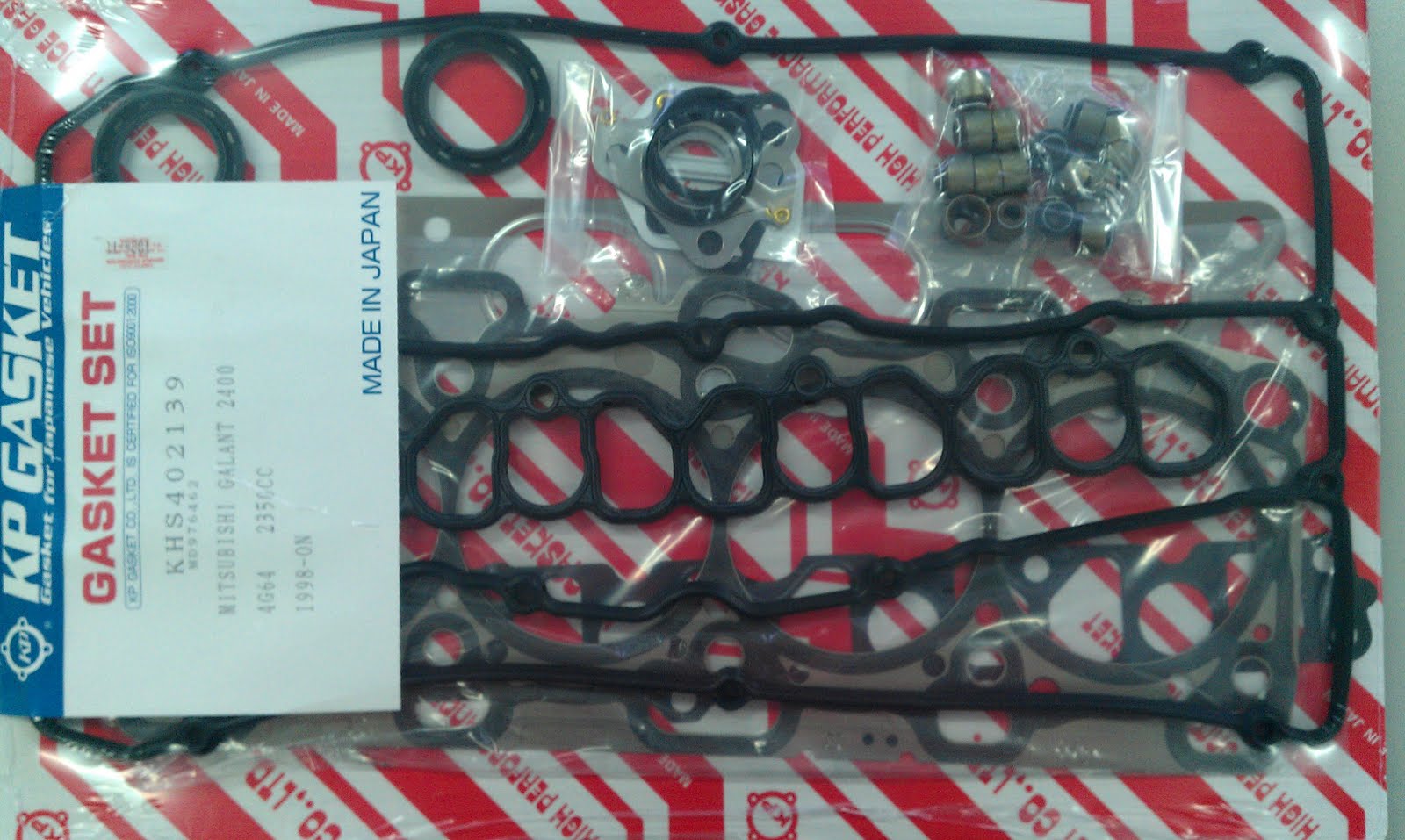 KP Gasket Mitsubishi Galant RVR 2.4 Top Set Gasket