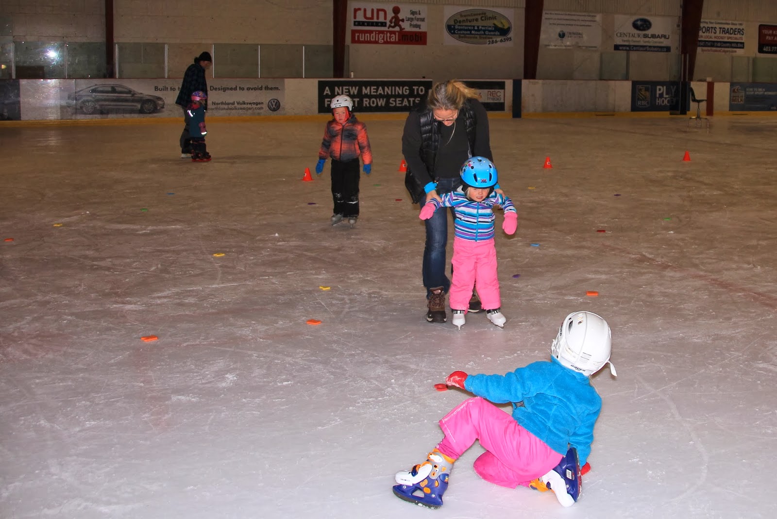 Family Adventures in the Canadian Rockies Ice Skating with Kids 10