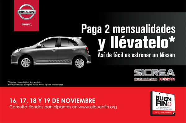  Automotriz Nissan Sierra Puerto Vallarta: El “Buen Fin” es en Nissan Puerto  Vallarta