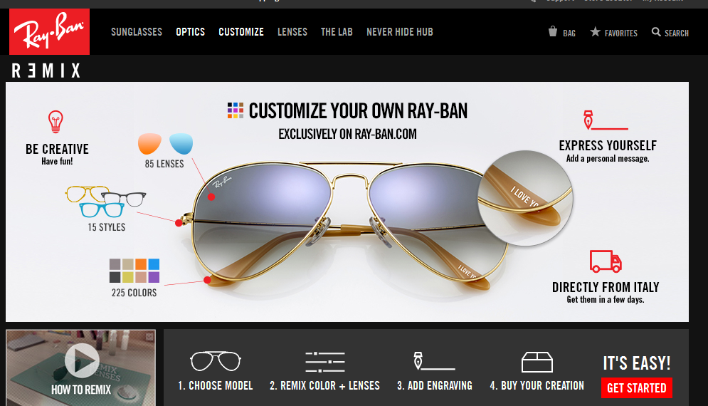 ray ban website not working