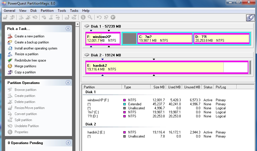 Powerquest partition magic 80 ludaessentials