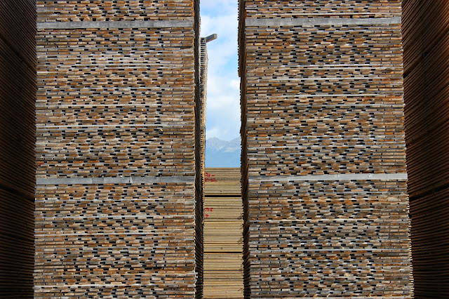 Shelves at a factory near Neunhäusern (Italy) [2014]