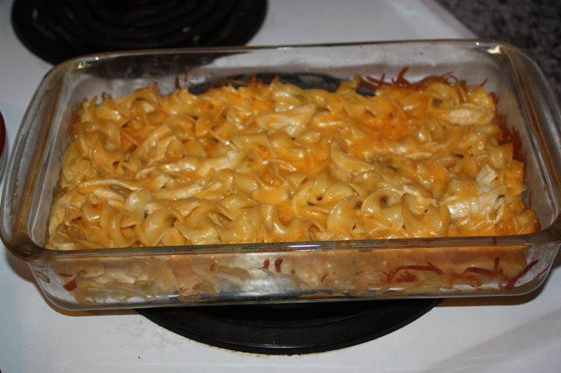 Christy Robbins Freezer Meal Cheesey Chicken and Egg Noodles