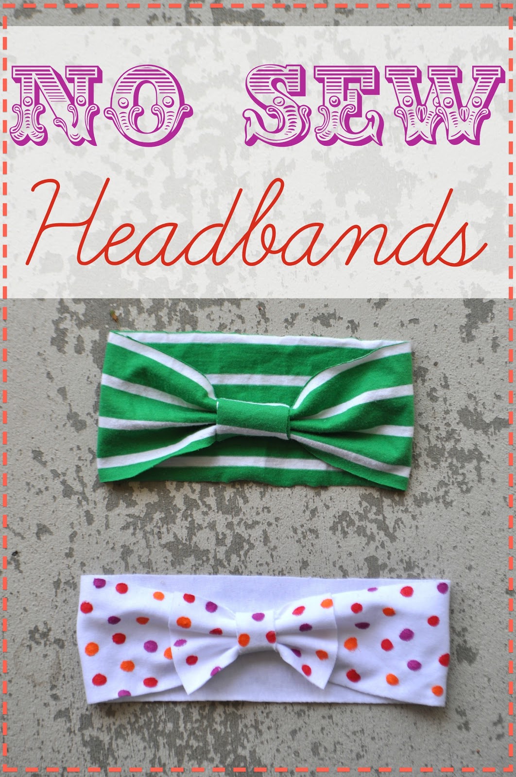 iLoveToCreate Blog No Sew Headbands