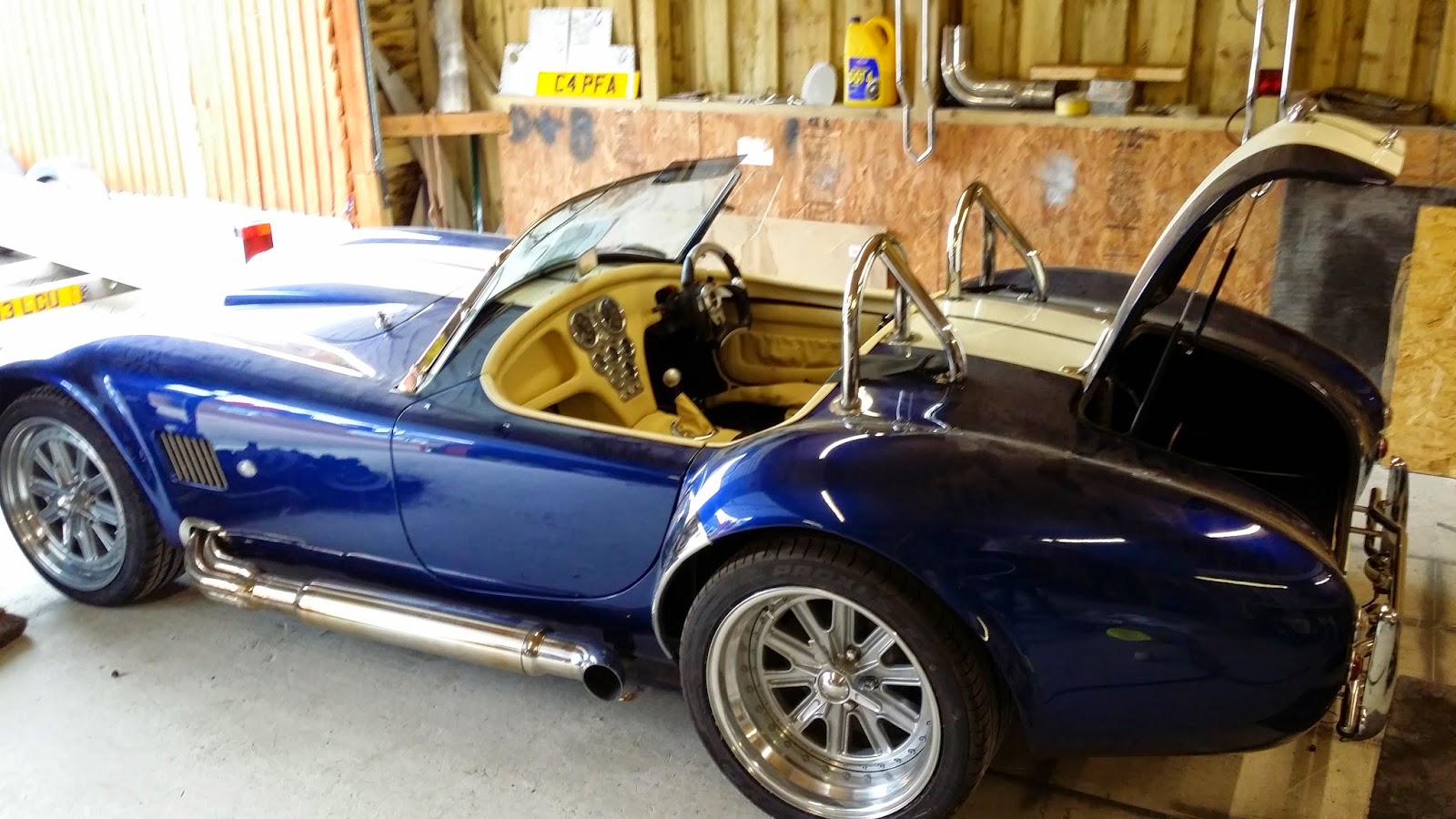 AC Cobra Build Dax 427 IVA Complete. Bumper on and ready for final