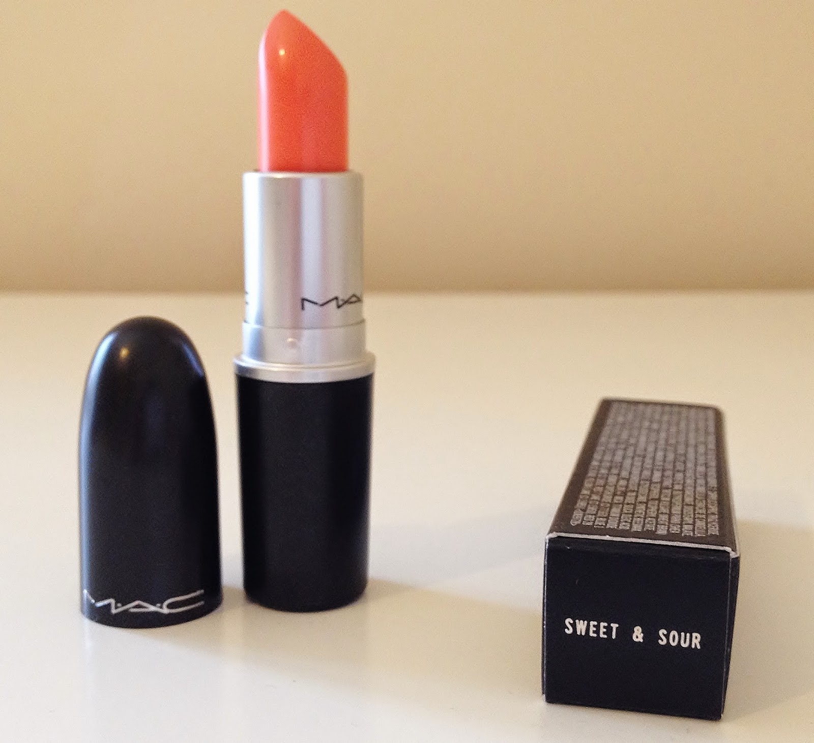 You Look Nice Today UK Style and Beauty Blog MAC Sweet & Sour Lipstick