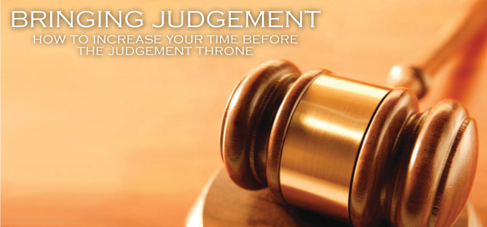 Time And Judgment