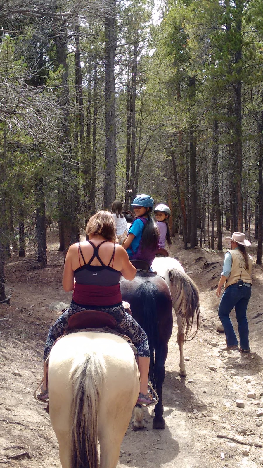 Bigib Designs + Horse back riding at Rocky Mountain National Park