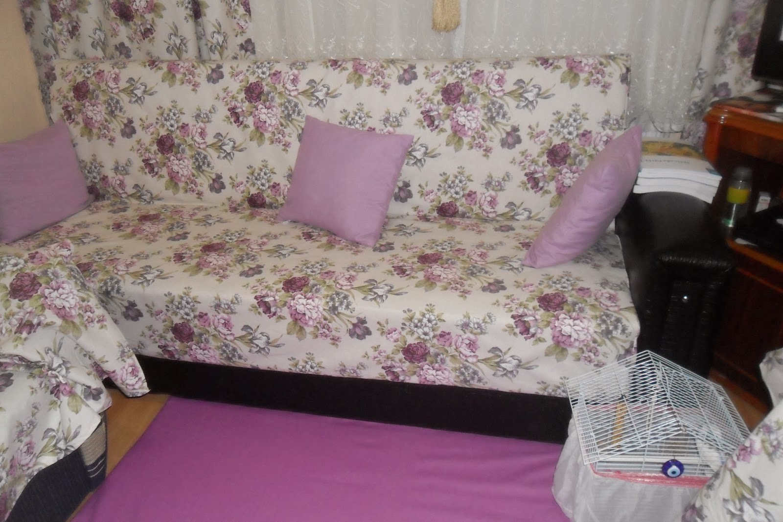 maviş OTURMA ODAMIZ ÇİÇEK AÇTI