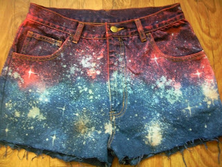 diy galaxy hippie jeans rock kosmos tie dye moda
