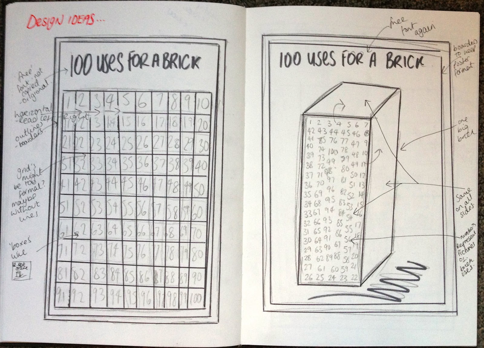 uel graphic design year 1 100 new uses for a brick uses for a brick