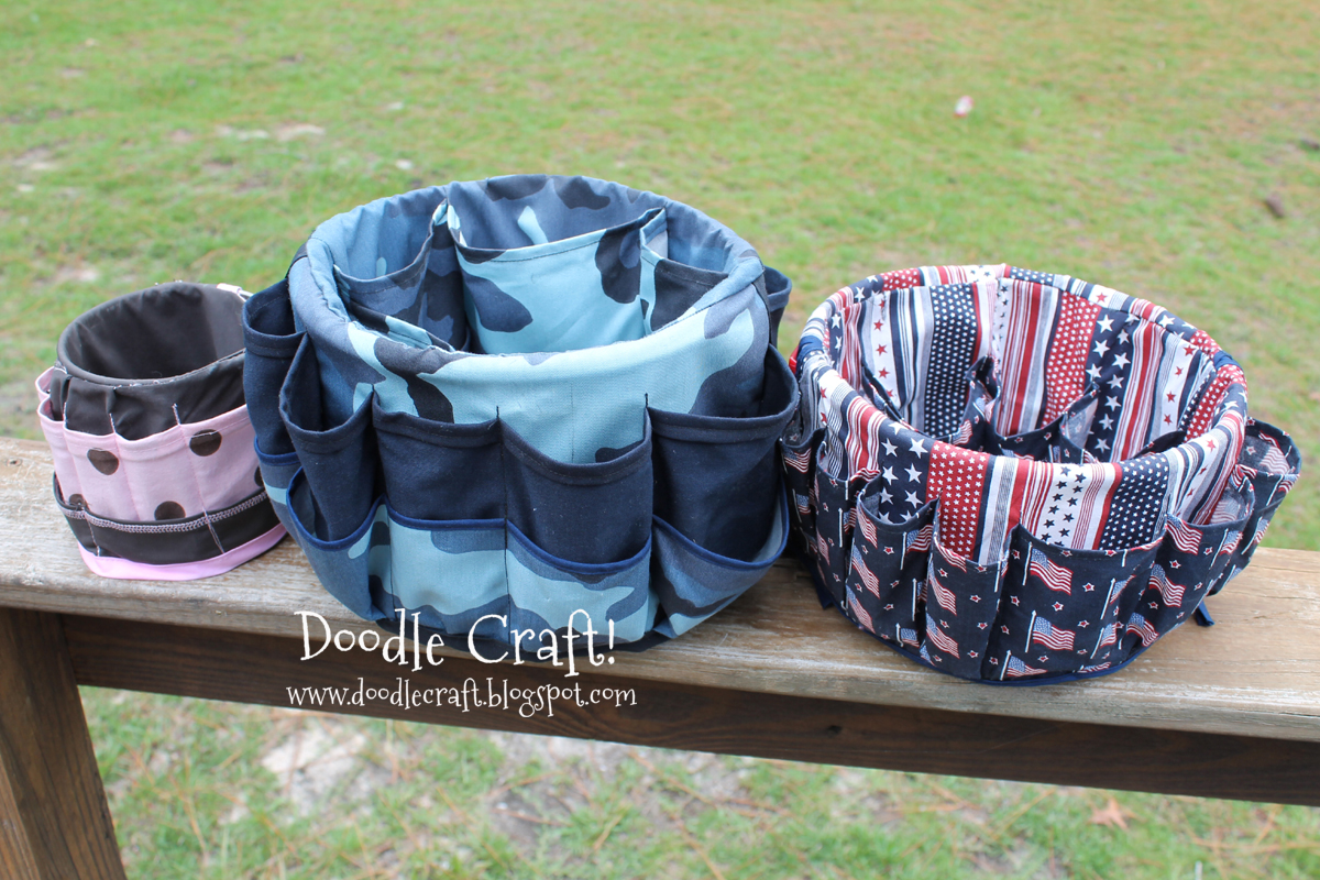 Doodlecraft Organizer Fabric Storage Buckets!