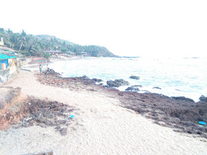 A view of Anjuna Beach.