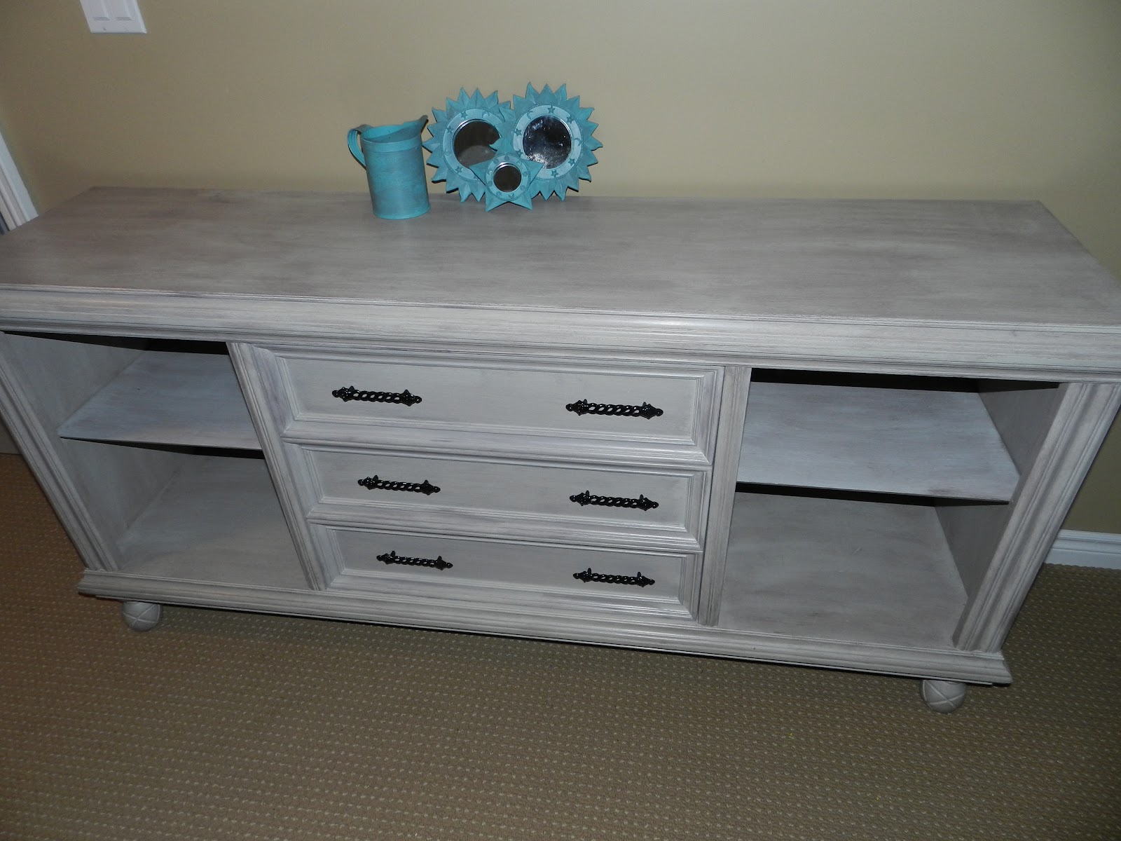 Crafty in Canada Dresser turned Credenza