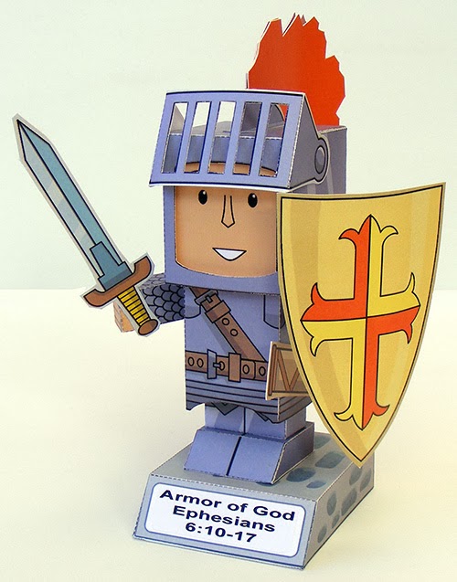 My Little House Paper Toy the Armor of God