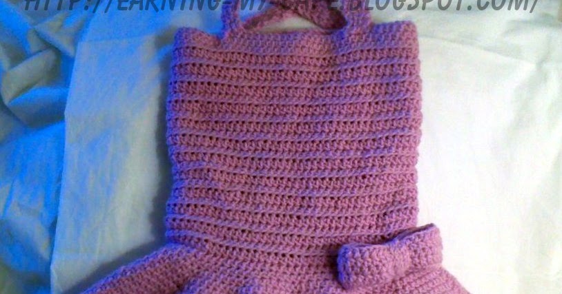 Earning-My-Cape: Crochet Toddler Tutu Dress (free pattern)