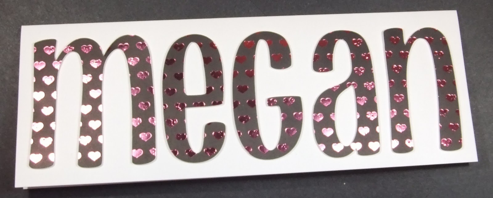 A Day in the Life of a Craft Fairy... Cricut Card Idea Birthday Name Card