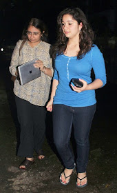 Sara tendulkar at delhi belly movie screening stills