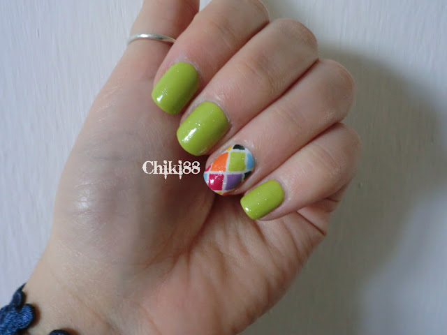 Nail art - Arlecchino's nails - foto senza flash