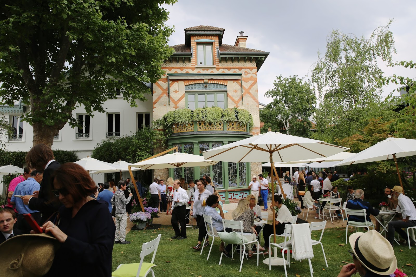 Louis Vuitton - Curator of the exhibit for the opening of the Louis Vuitton  Galerie Judith Clark and Patrick-Louis Vuitton at the garden party of the  family house in Asnières