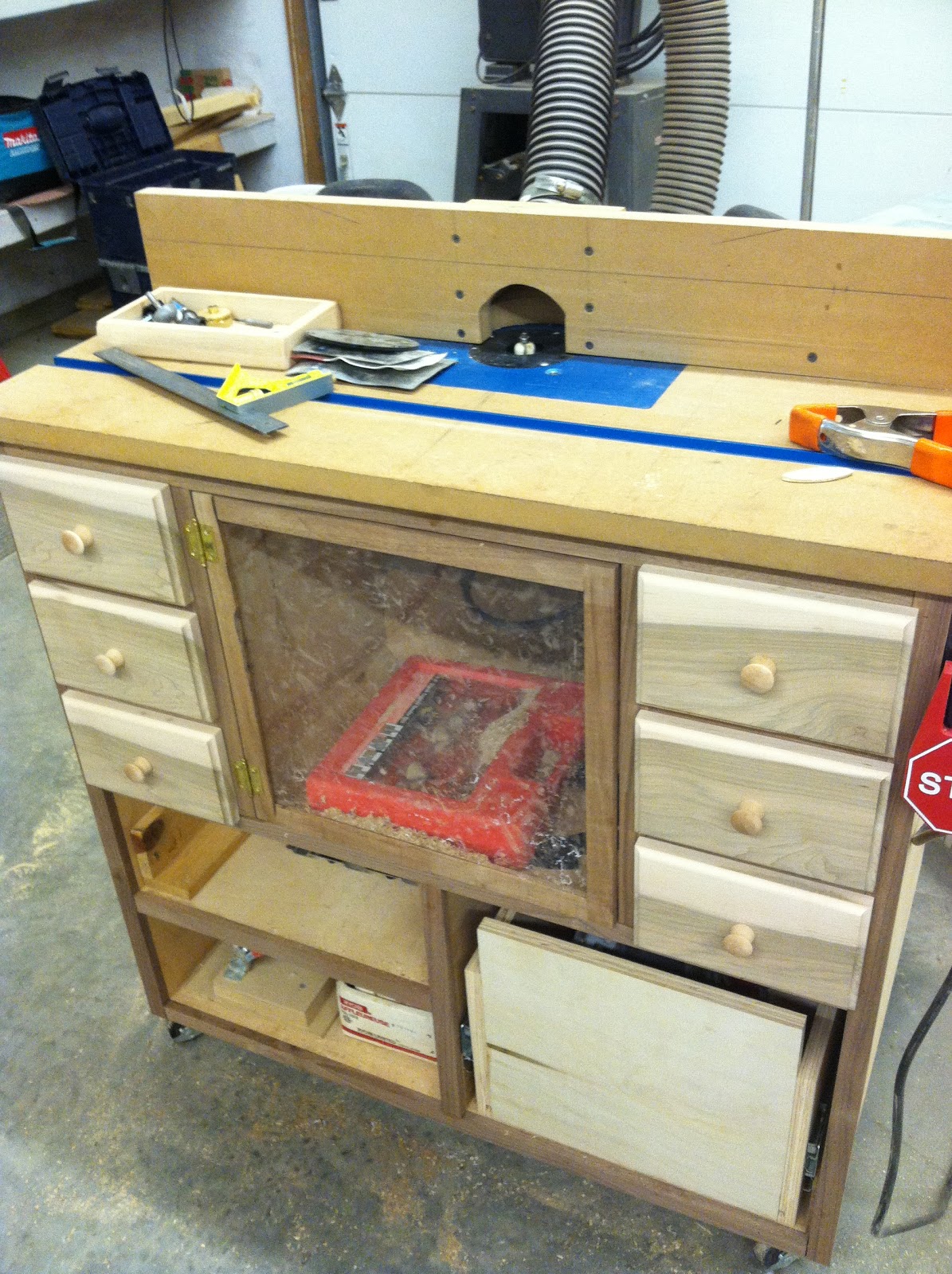 RusticWorks Wood Working Photo Journal Norm Abrams Style Router Table