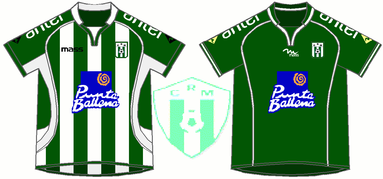 Racing Club de Montevideo Home football shirt 2008 - 2009.