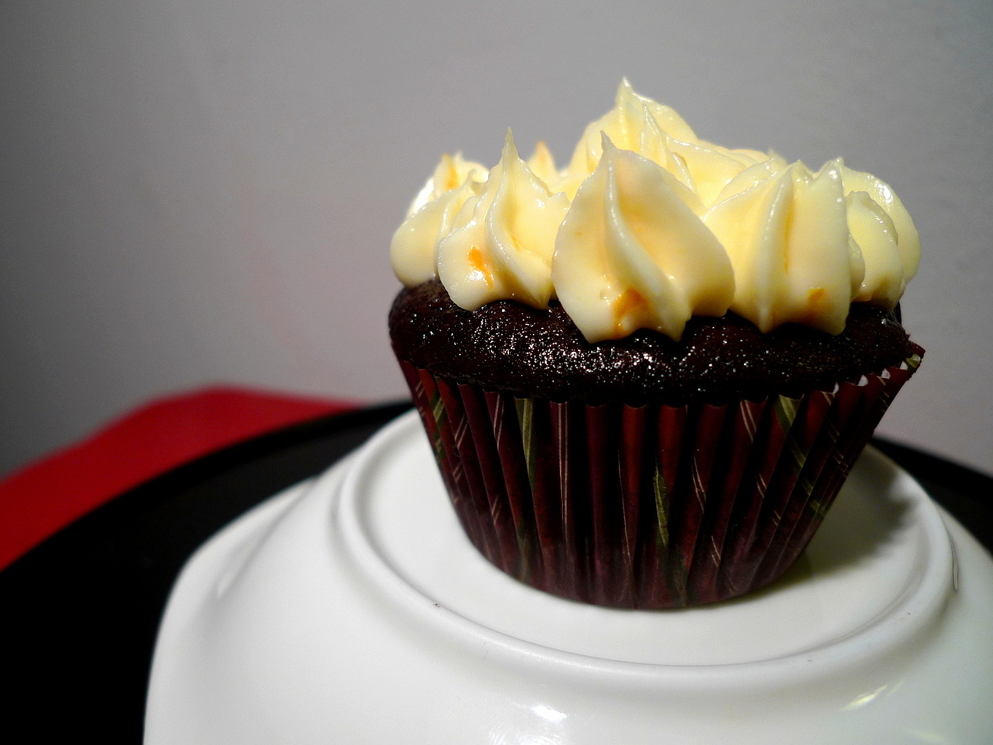 SWEET AS SUGAR COOKIES Chocolate Truffle Stuffed Cupcakes with Orange