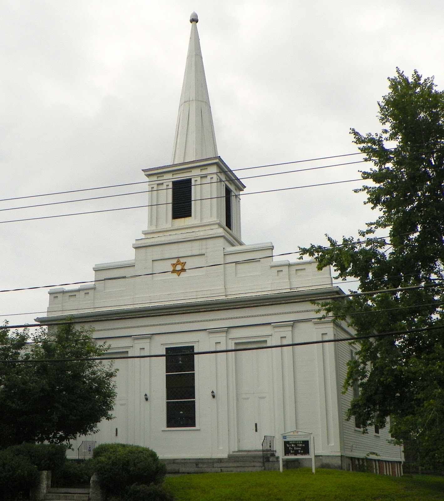 Only in The Republic of Amherst When Religion & Beer Compete