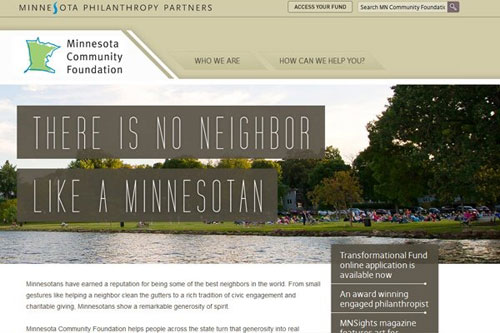 non-profit website