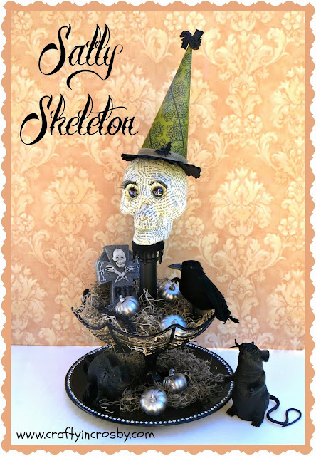 Halloween Decorations, skull, spooky decor, DIY Halloween Decorations