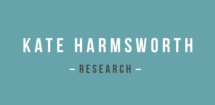Kate Harmsworth Research