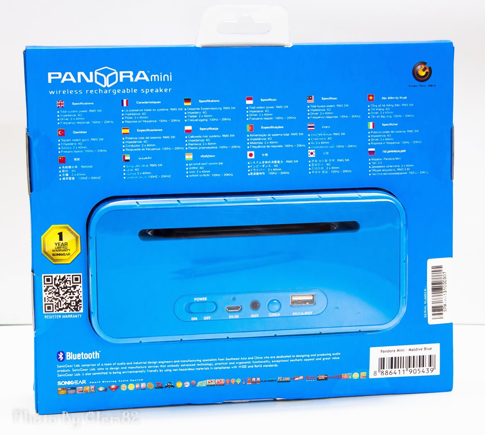 Opening Pandora's Box: SonicGear Pandora Wireless Bluetooth Media Player Series 146