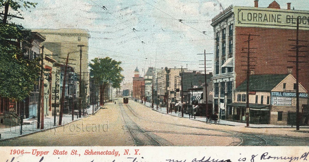 The Daily Postcard: Tram Tuesday - Schenectady, NY