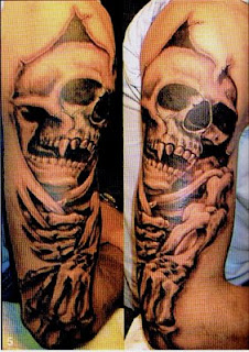 3d biomechanical tattoo: a skeleton-tattoo on the arm