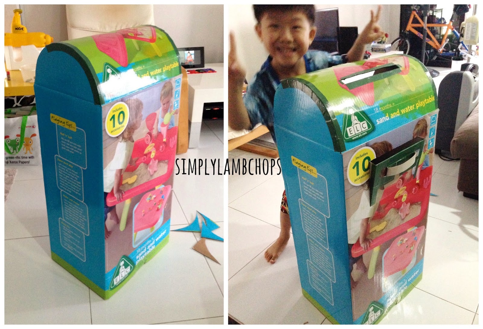 DIY Cardboard Mail Box Simply Lambchops