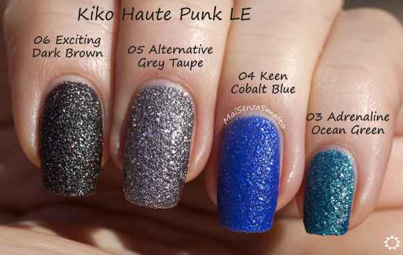 Kiko Haute Punk LE - Real Glare nail lacquer (skittle)