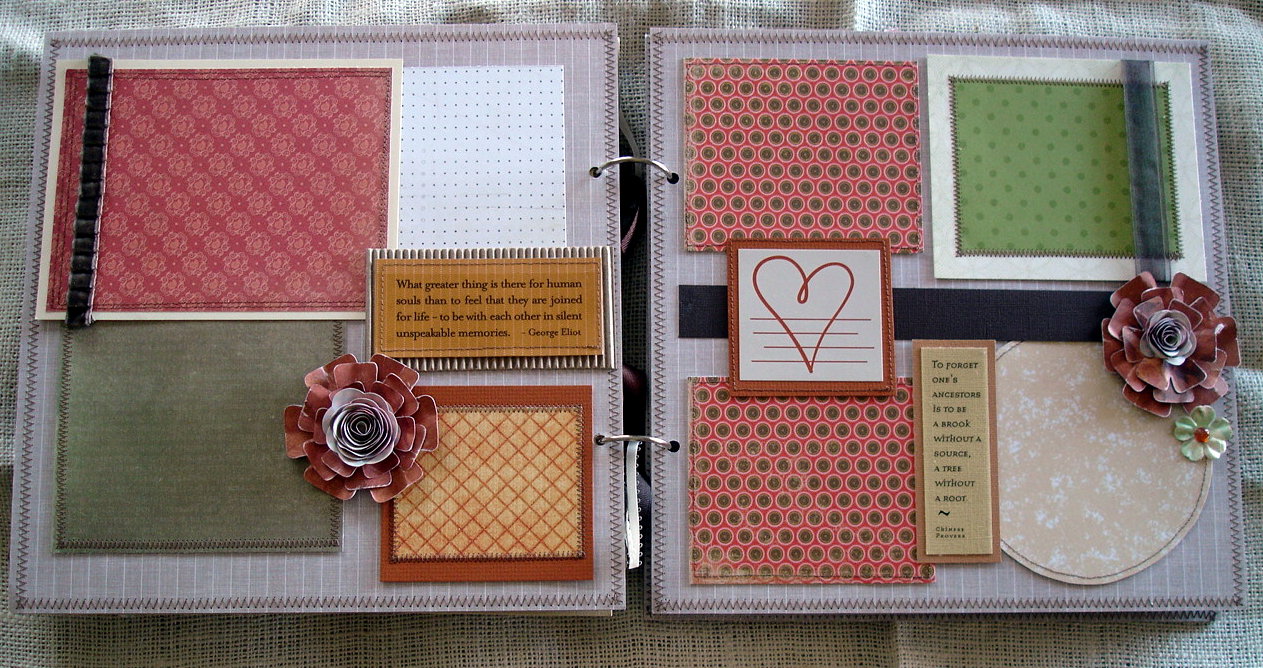 Scrapbooking by Phyllis Family Premade 12x12 Chipboard Scrapbook Album