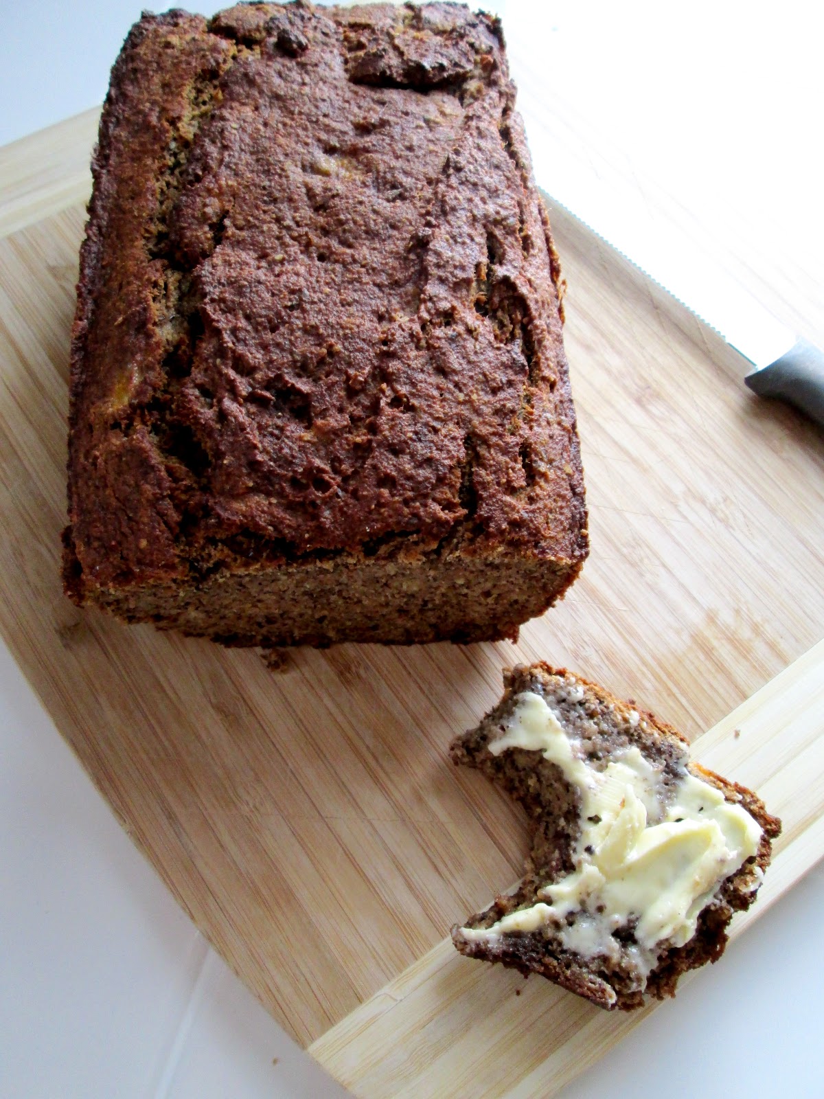 Hope For Healing GrainFree Banana Flax Bread